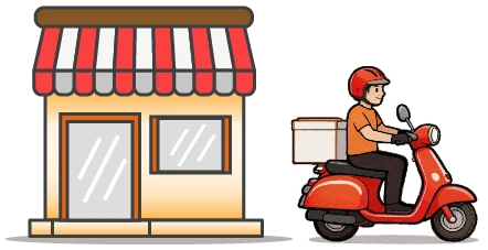 Model 3 - ส่งโดย Rider ของร้าน